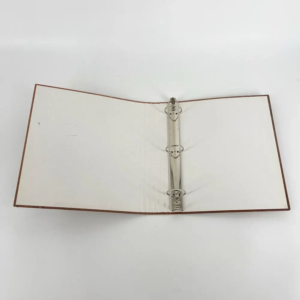 90s Stuart Hall tiger conservation 3 ring binder 1990s vintage